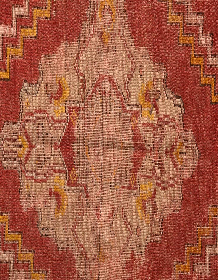 Detail image of  3' 2 x 5'  Hand Knotted Anatolian Oriental Wool Rug