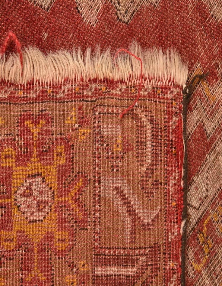 Detail image of  3' 2 x 5'  Hand Knotted Anatolian Oriental Wool Rug