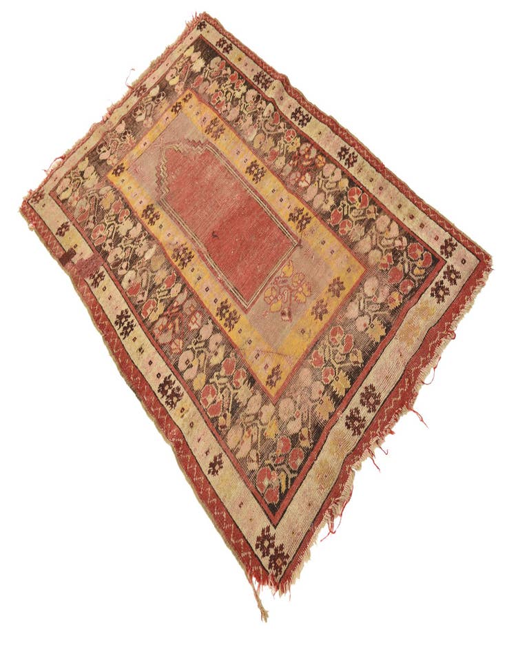 Detail image of  3' 3 x 5' 1  Hand Knotted Anatolian Oriental Wool Rug