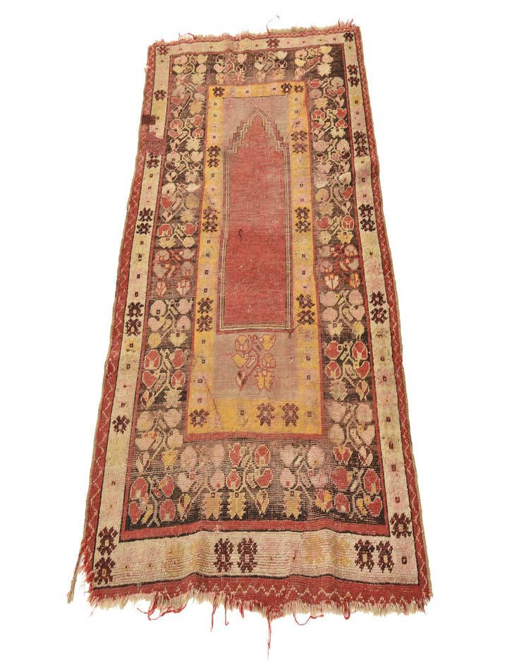 Detail image of  3' 3 x 5' 1  Hand Knotted Anatolian Oriental Wool Rug