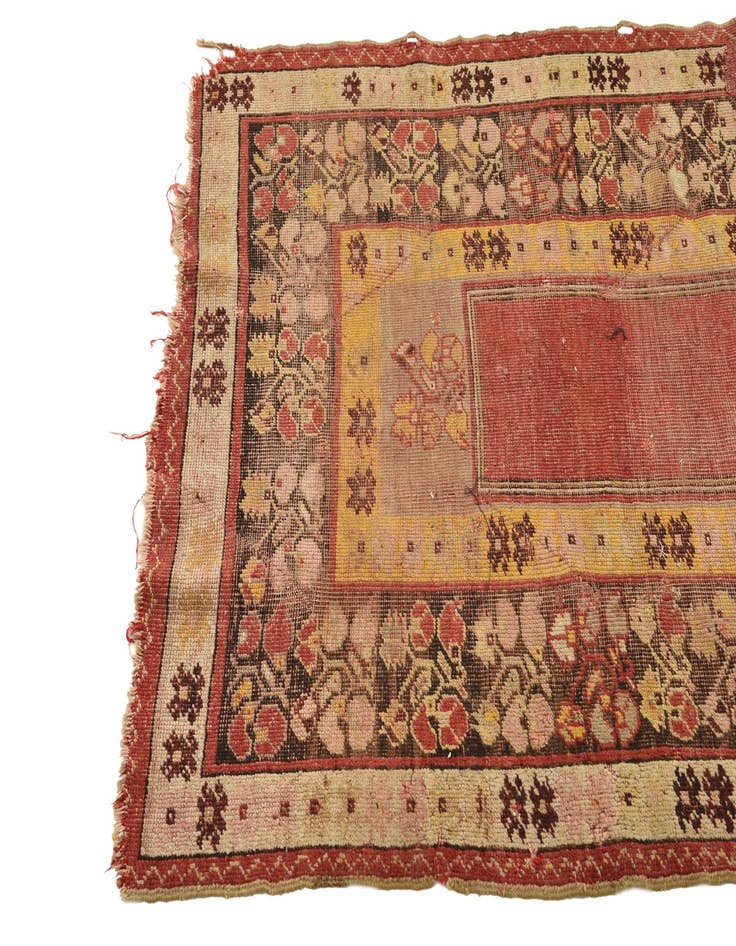 Detail image of  3' 3 x 5' 1  Hand Knotted Anatolian Oriental Wool Rug