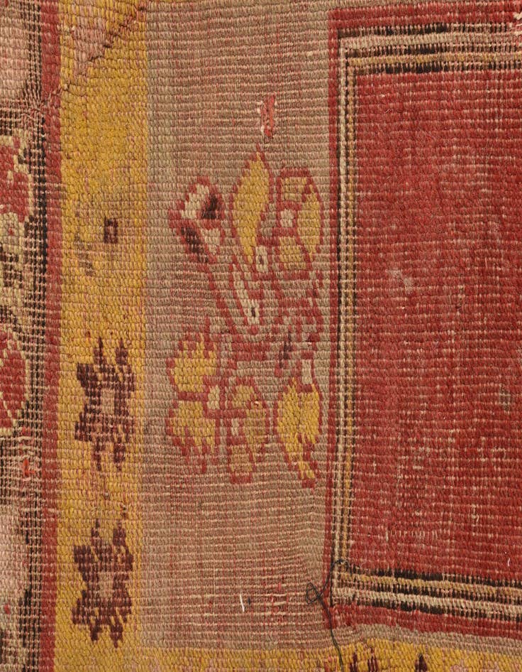 Detail image of  3' 3 x 5' 1  Hand Knotted Anatolian Oriental Wool Rug