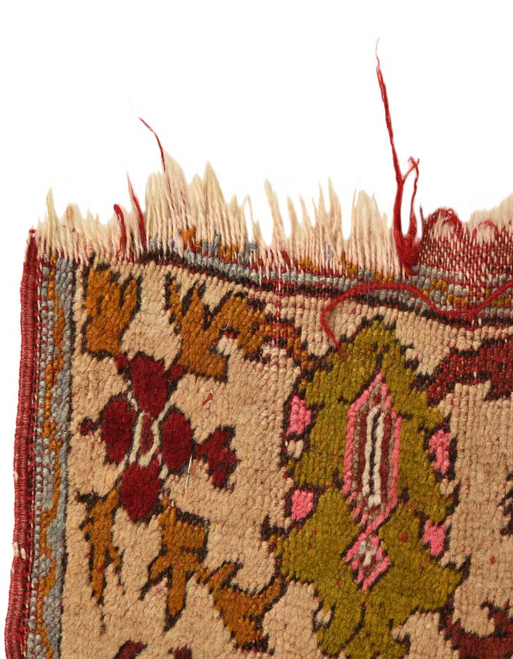 Detail image of  3' 6 x 5' 4  Hand Knotted Anatolian Oriental Wool Rug