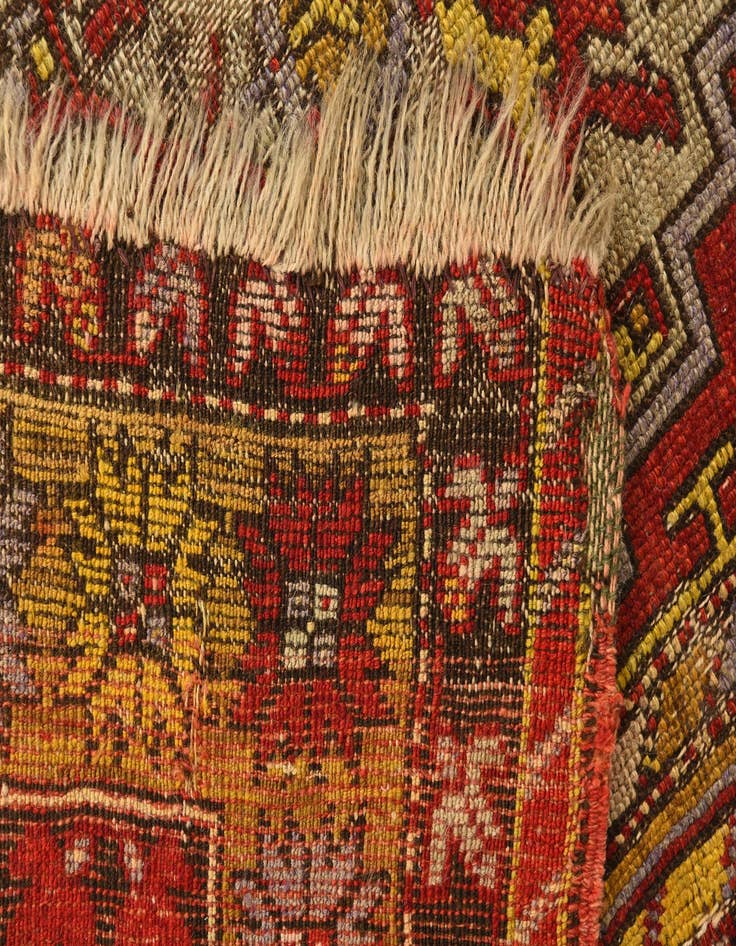 Detail image of  3' 8 x 4' 7  Hand Knotted Anatolian Wool Rug