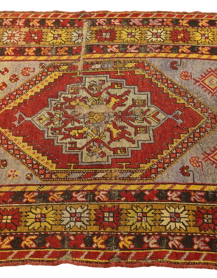 Detail image of  3' 8 x 4' 7  Hand Knotted Anatolian Wool Rug