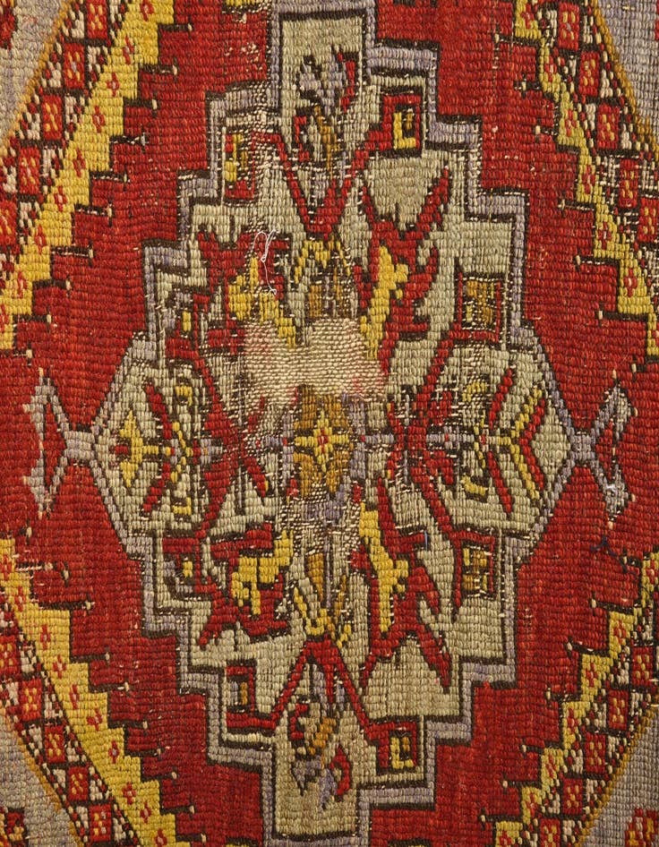 Detail image of  3' 8 x 4' 7  Hand Knotted Anatolian Wool Rug
