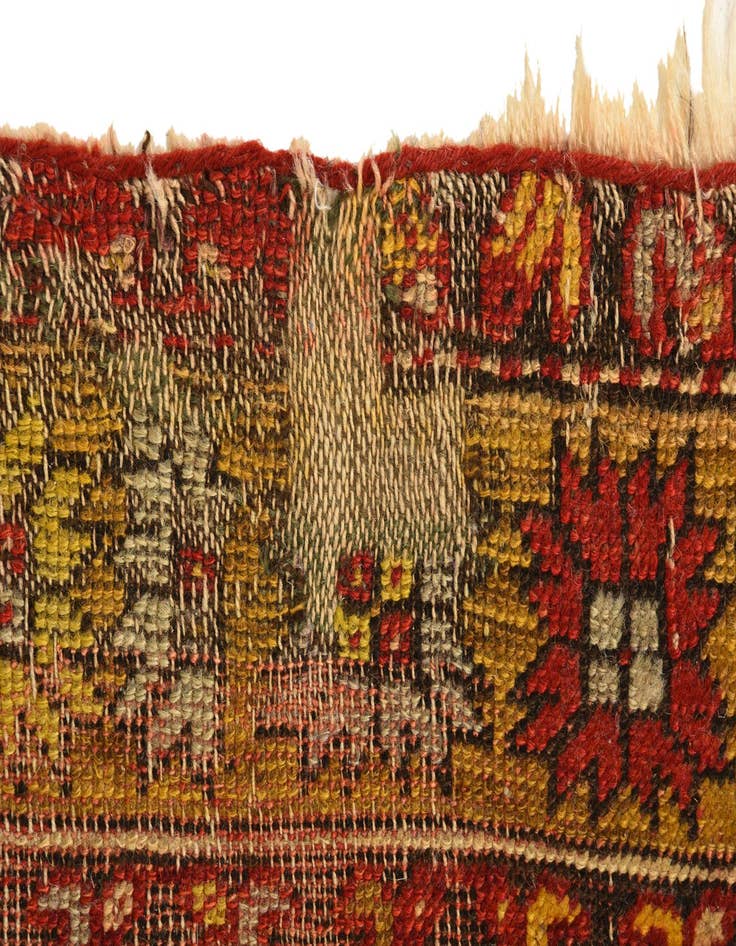 Detail image of  3' 8 x 4' 7  Hand Knotted Anatolian Wool Rug