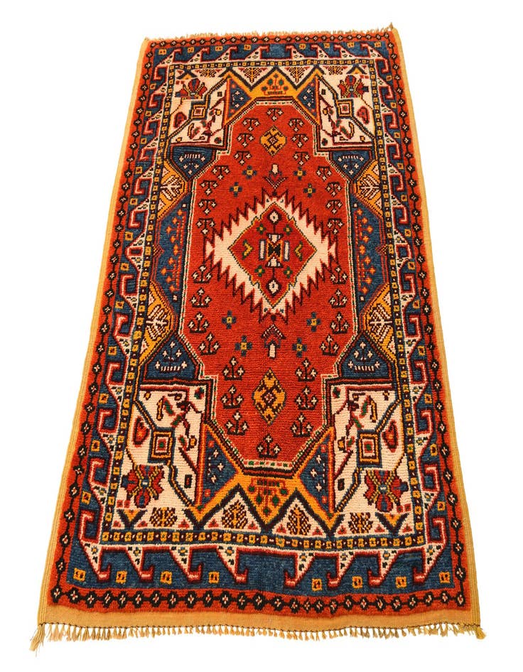 Detail image of  3' 8 x 4' 10  Hand Knotted Anatolian Wool Rug