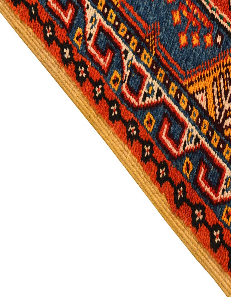 Detail image of  3' 8 x 4' 10  Hand Knotted Anatolian Wool Rug