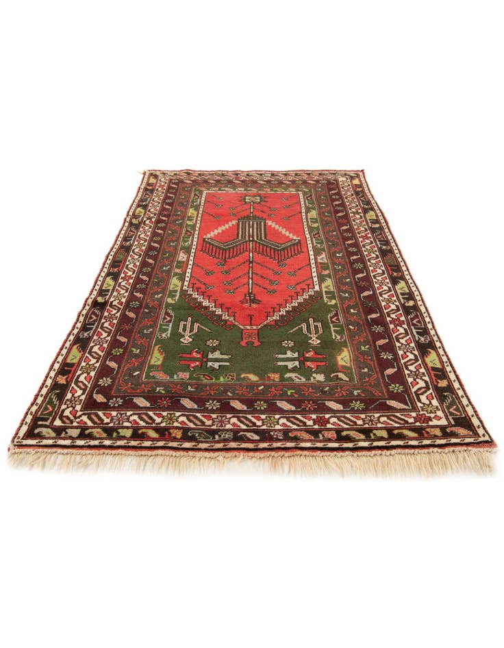 Detail image of  3' 9 x 6' 6  Hand Knotted Anatolian Wool Rug