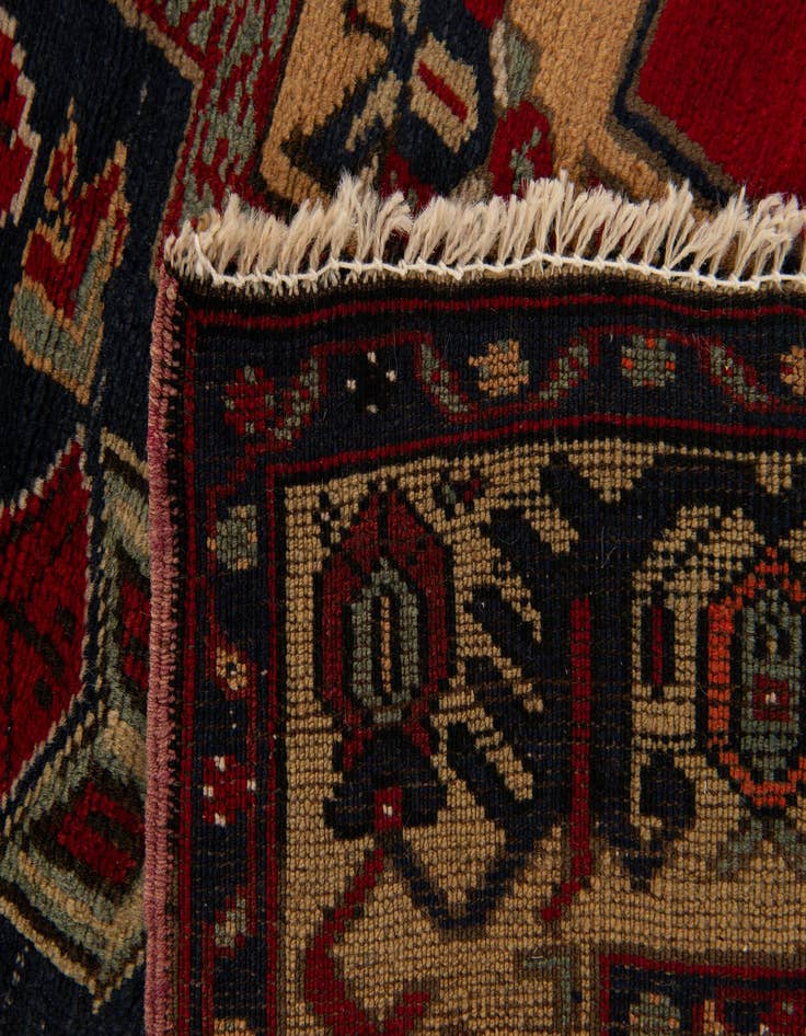 Detail image of  3' 9 x 7' 1  Hand Knotted Anatolian Oriental Wool Rug
