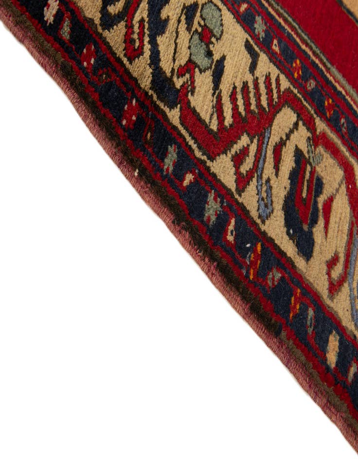 Detail image of  3' 9 x 7' 1  Hand Knotted Anatolian Oriental Wool Rug