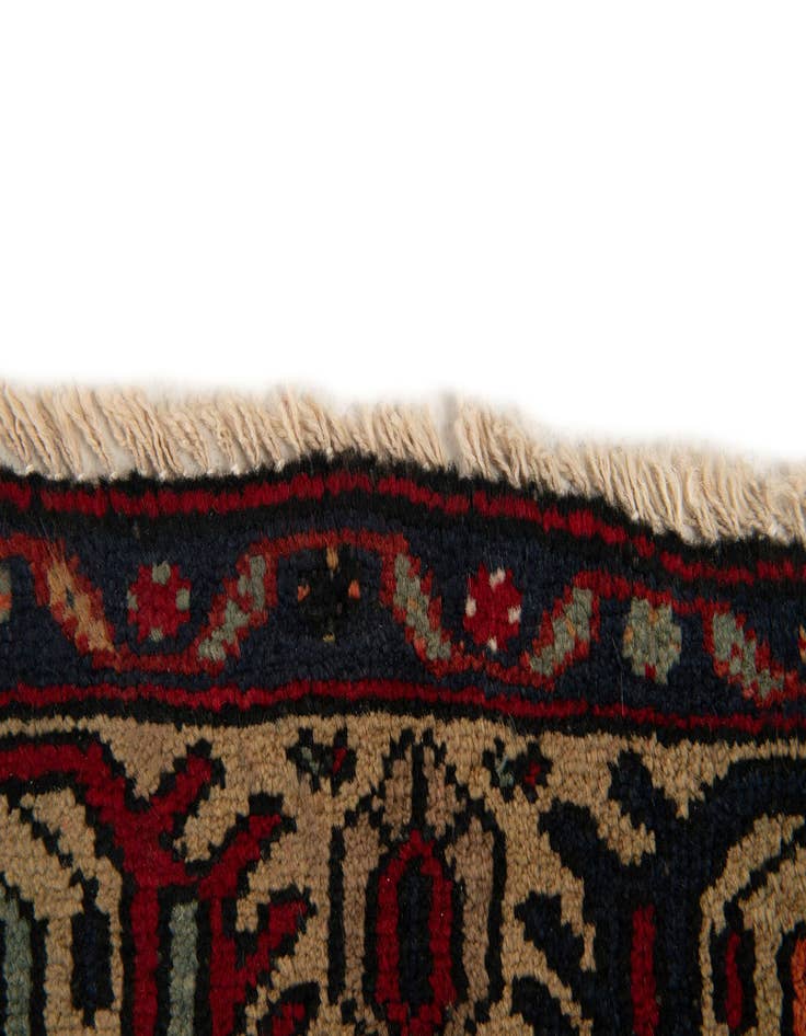 Detail image of  3' 9 x 7' 1  Hand Knotted Anatolian Oriental Wool Rug