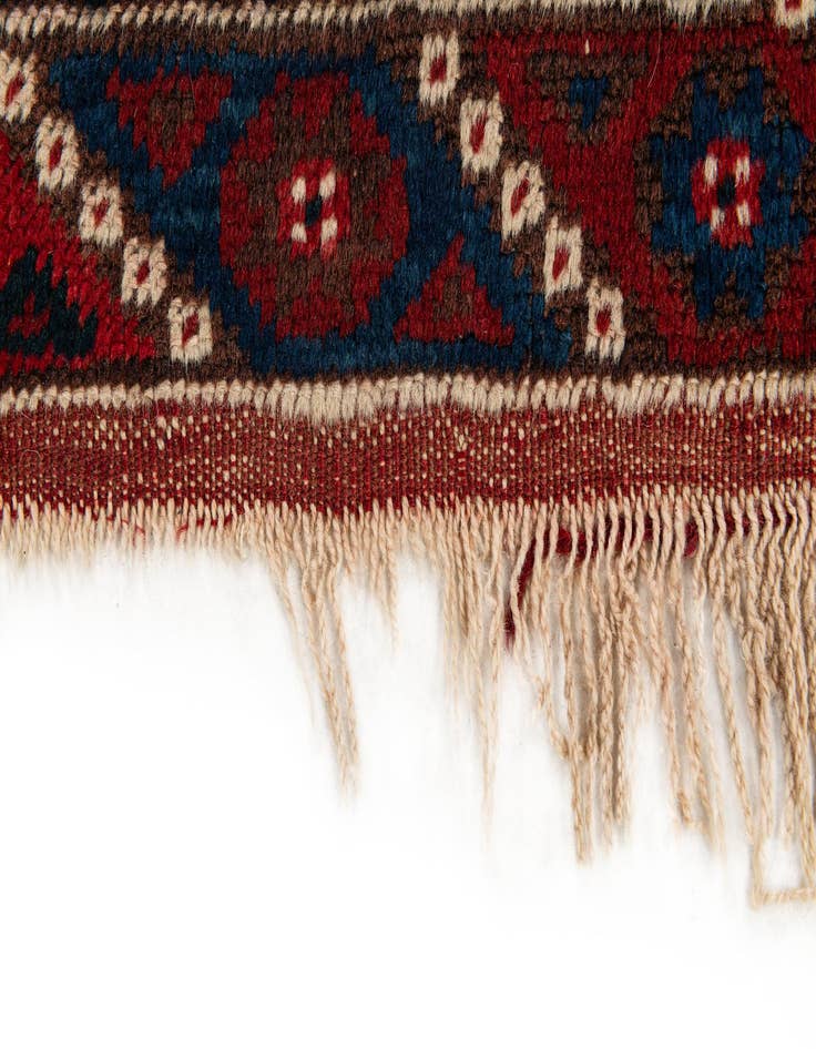 Detail image of  4' x 5' 11  Hand Knotted Anatolian Wool Rug