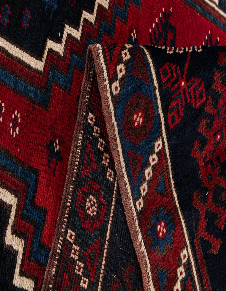 Detail image of  4' x 5' 11  Hand Knotted Anatolian Wool Rug