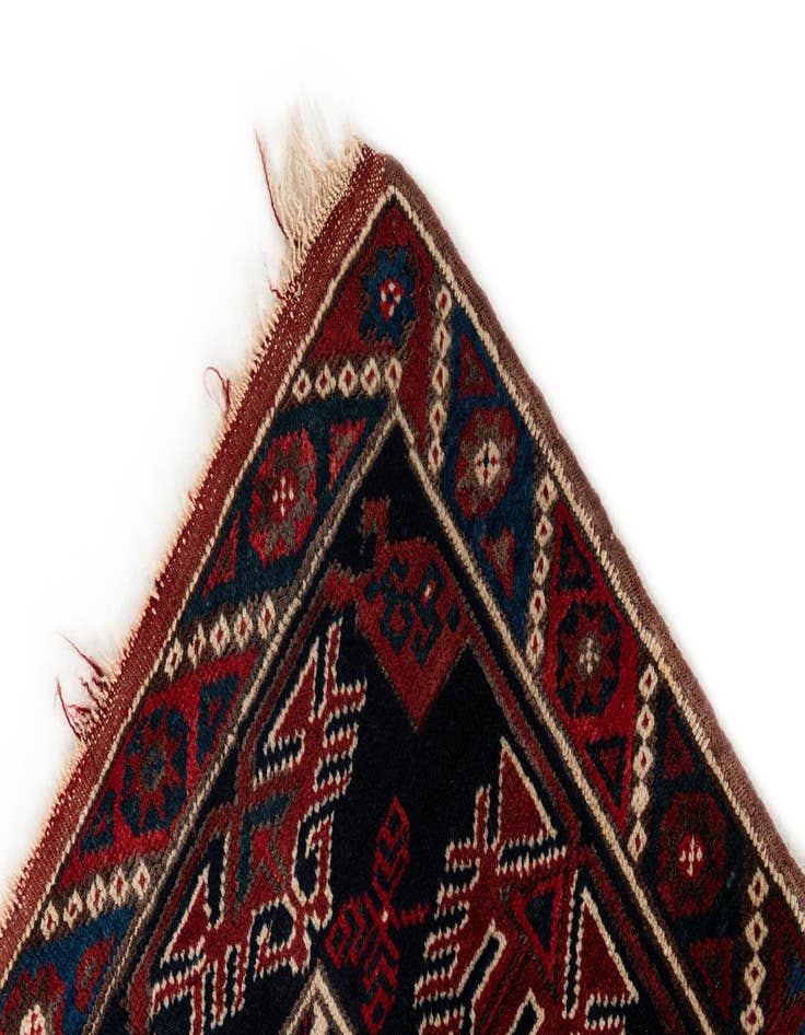 Detail image of  4' x 5' 11  Hand Knotted Anatolian Wool Rug