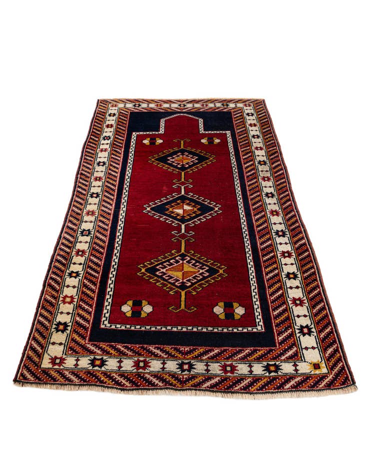 Detail image of  3' 5 x 6' 2  Hand Knotted Anatolian Wool Rug