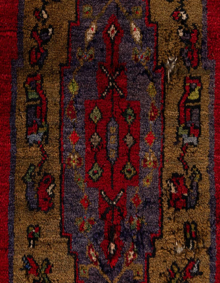 Detail image of  4' x 6' 9  Hand Knotted Anatolian Oriental Wool Rug