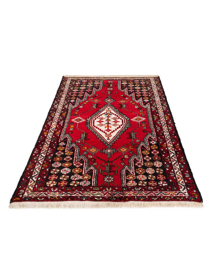 Detail image of  4' 1 x 6' 5  Hand Knotted Anatolian Oriental Wool Rug