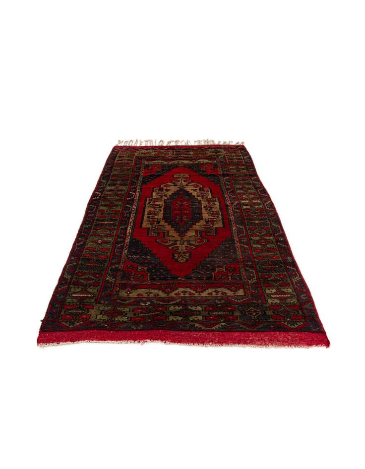 Detail image of  3' 11 x 6' 9  Hand Knotted Anatolian Wool Rug