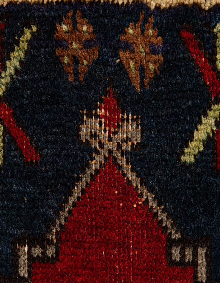 Detail image of  2' 1 x 3'  Hand Knotted Anatolian Wool Rug