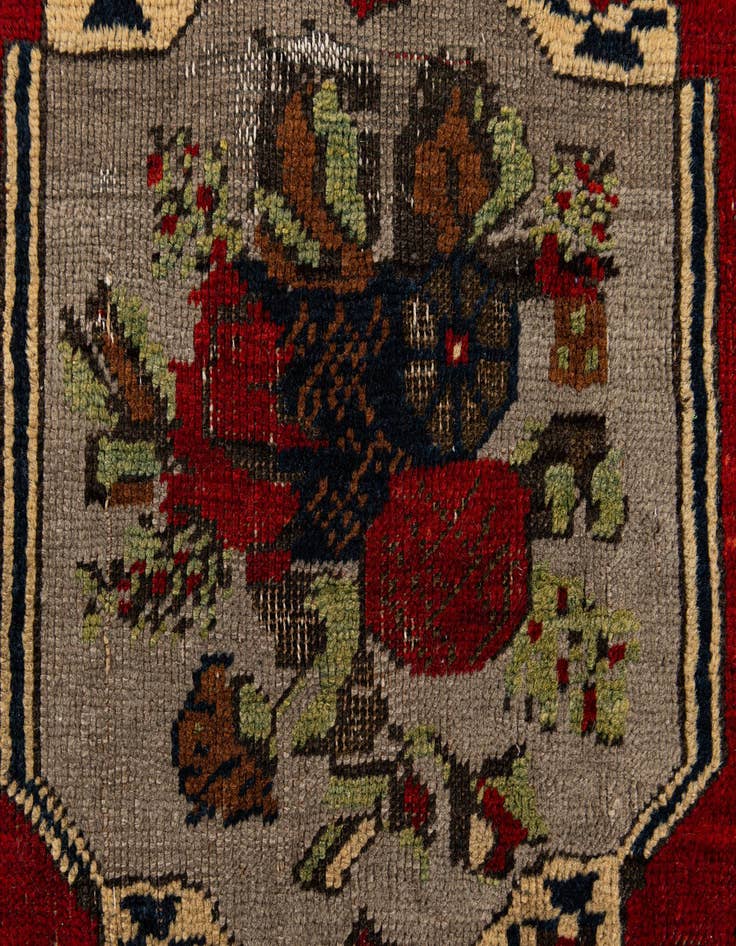 Detail image of  2' 1 x 3'  Hand Knotted Anatolian Wool Rug