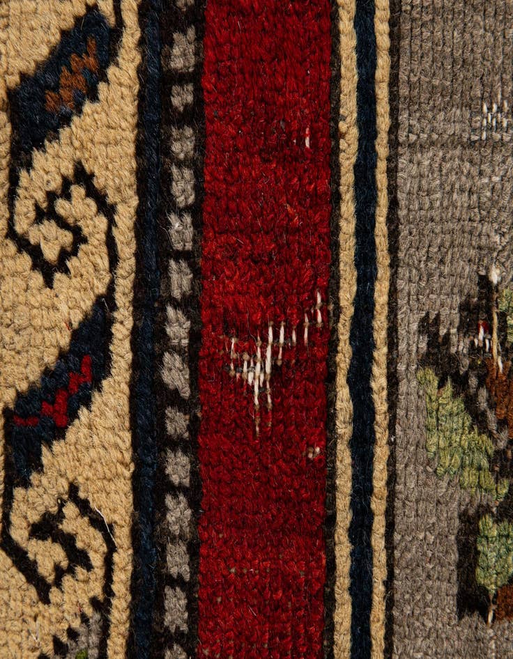 Detail image of  2' 1 x 3'  Hand Knotted Anatolian Wool Rug