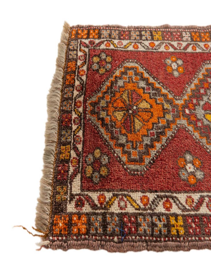 Detail image of  1' 6 x 2' 9  Hand Knotted Anatolian Wool Rug