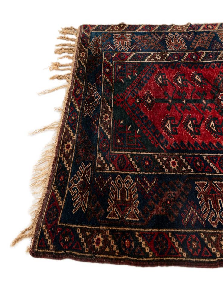 Detail image of  4' x 6'  Hand Knotted Anatolian Wool Rug