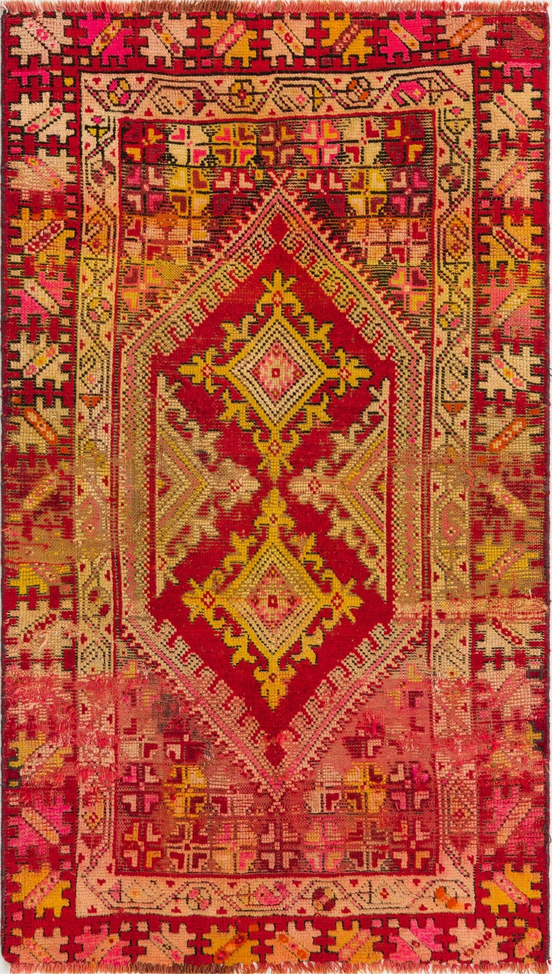  3' x 5' 4  Hand Knotted Anatolian Wool Rug