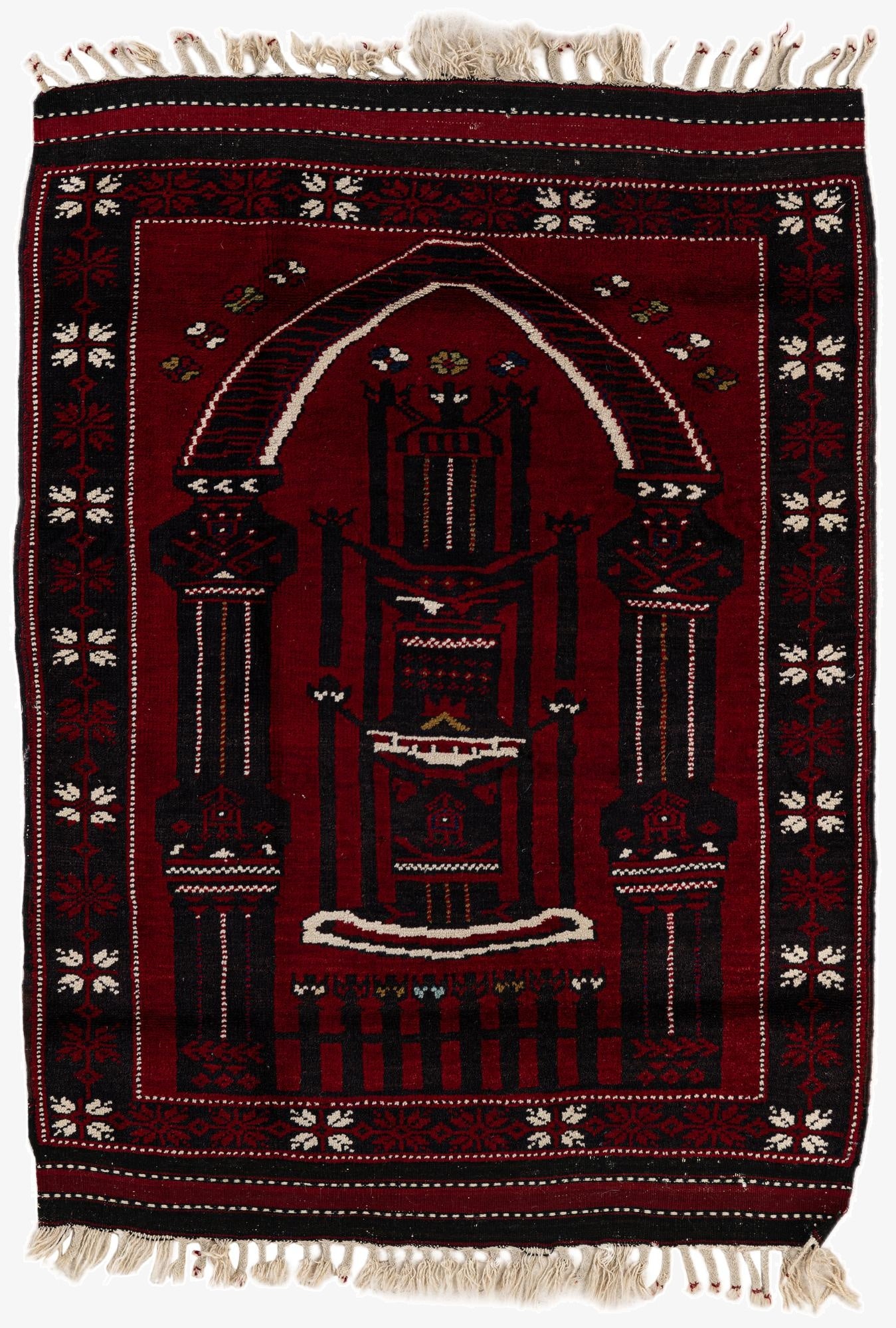  3' 1 x 4' 2  Hand Knotted Anatolian Wool Rug