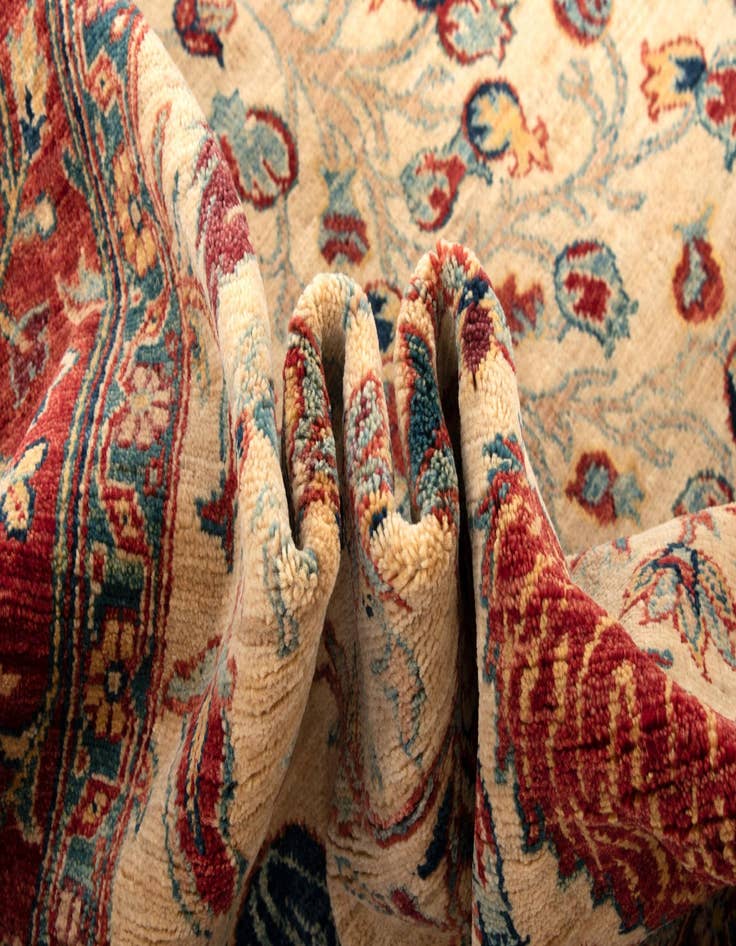 Detail image of  5' 1 x 7' 6 Ariana Ziegler Wool Rug