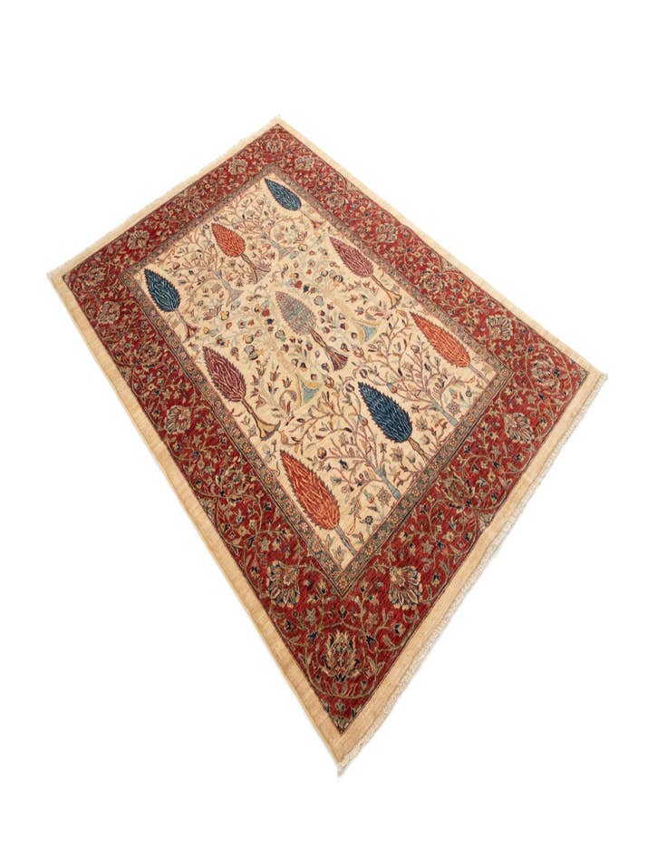 Detail image of  5' 1 x 7' 6 Ariana Ziegler Wool Rug