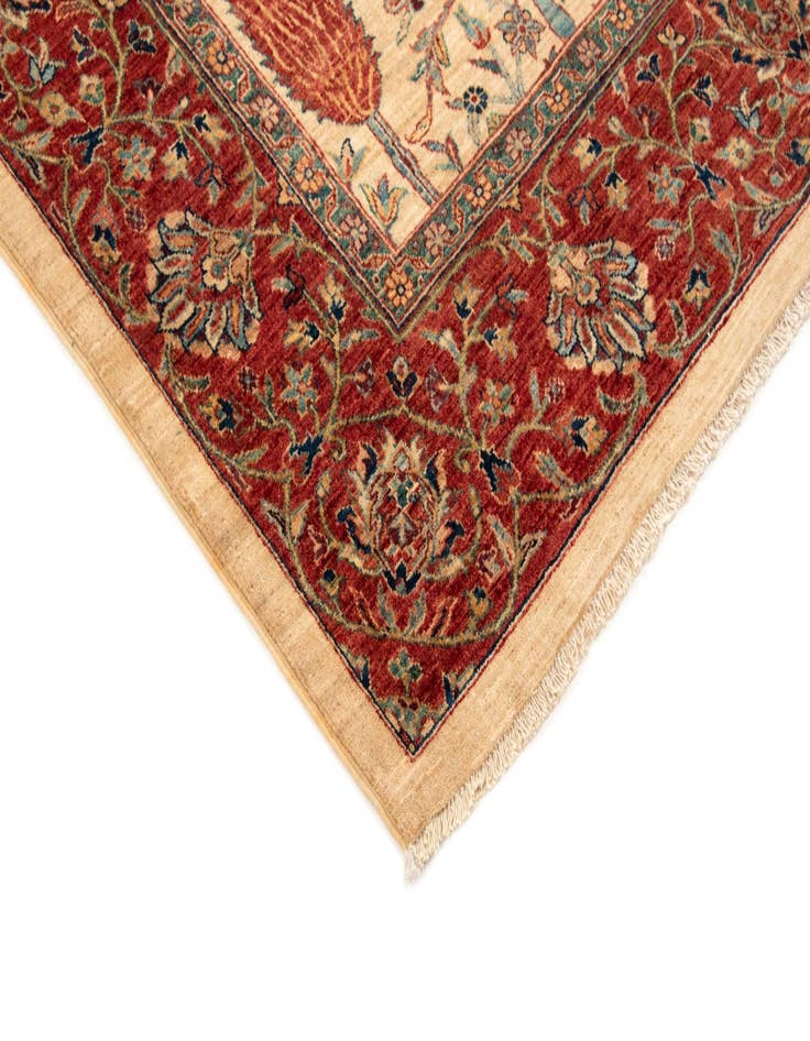 Detail image of  5' 1 x 7' 6 Ariana Ziegler Wool Rug