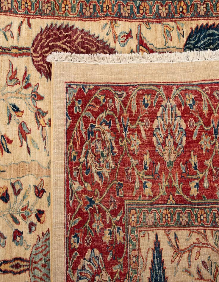 Detail image of  5' 1 x 7' 6 Ariana Ziegler Wool Rug