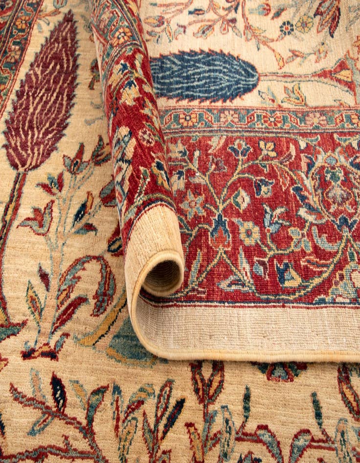 Detail image of  5' 1 x 7' 6 Ariana Ziegler Wool Rug