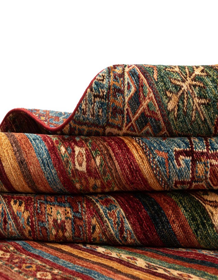 Detail image of  5' 9 x 8' Ariana Ziegler Wool Rug