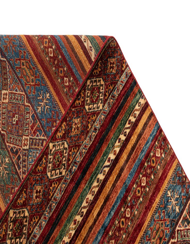 Detail image of  5' 9 x 8' Ariana Ziegler Wool Rug