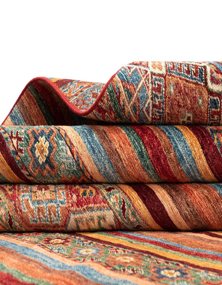 Detail image of  6' 9 x 9' 7  Hand Knotted Ariana Ziegler Wool Rug