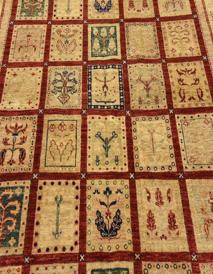 Detail image of  5' 8 x 7' 9  Hand Knotted Ariana Ziegler Oriental Rug