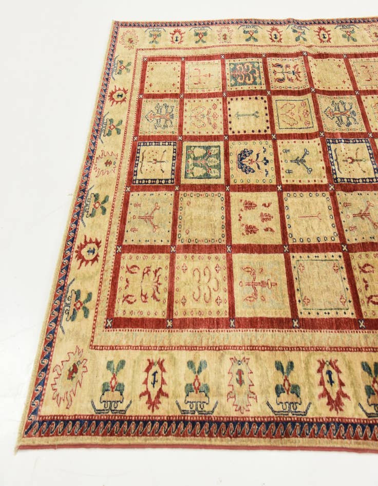 Detail image of  5' 8 x 7' 9  Hand Knotted Ariana Ziegler Oriental Rug