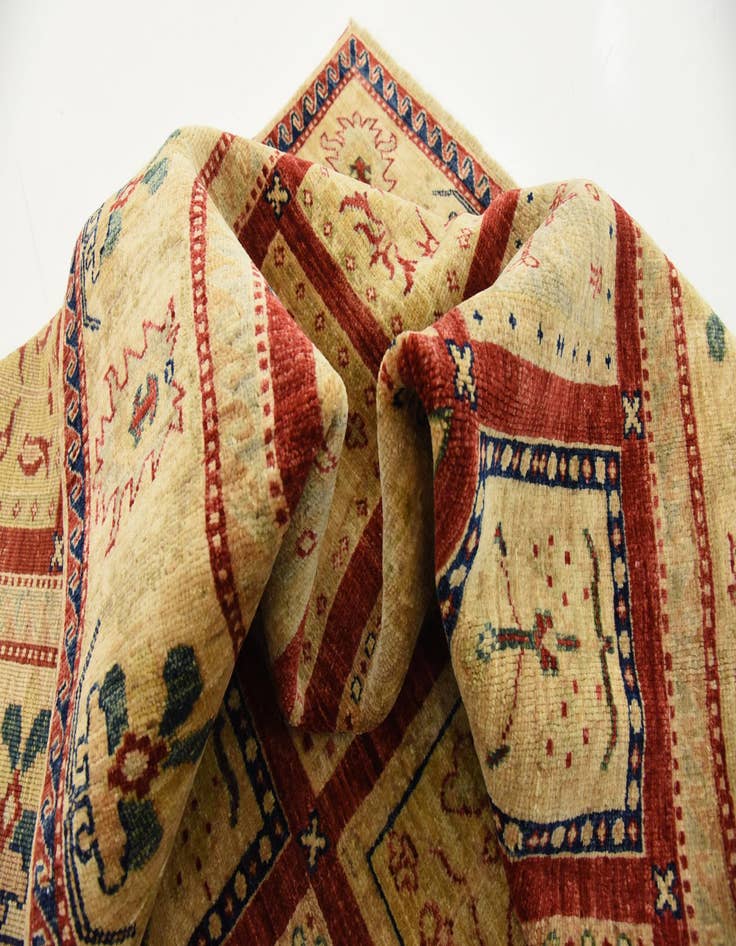 Detail image of  5' 8 x 7' 9  Hand Knotted Ariana Ziegler Oriental Rug