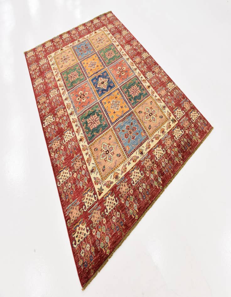 Detail image of  5' 10 x 7' 10  Hand Knotted Ariana Ziegler Rug