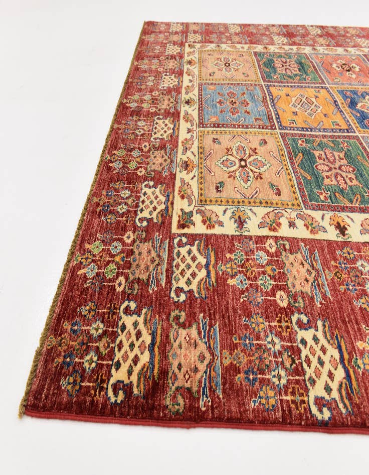 Detail image of  5' 10 x 7' 10  Hand Knotted Ariana Ziegler Rug