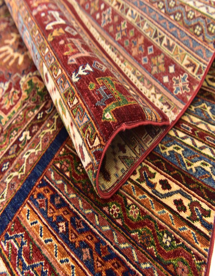 Detail image of  5' 8 x 7' 10  Hand Knotted Ariana Ziegler Rug