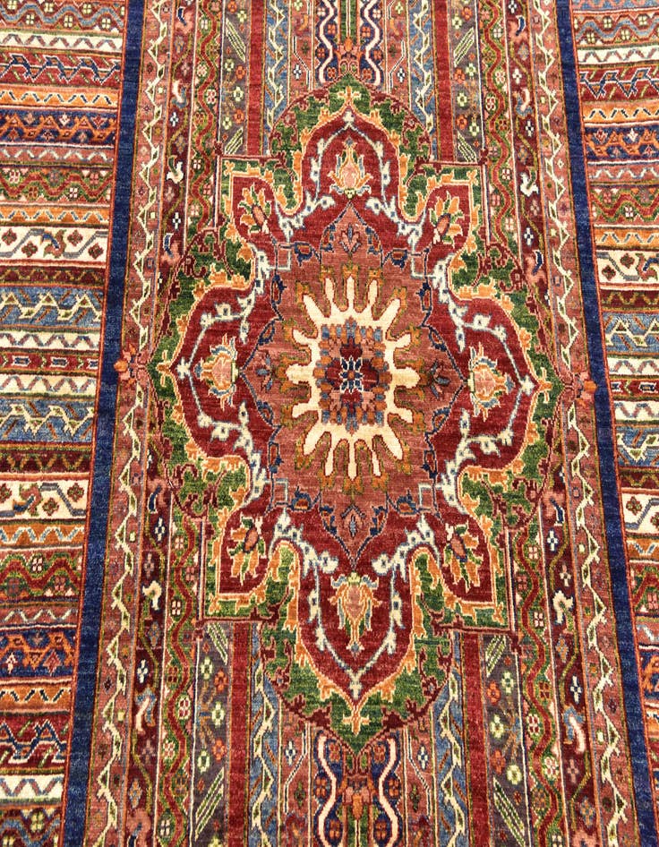 Detail image of  5' 8 x 7' 10  Hand Knotted Ariana Ziegler Rug