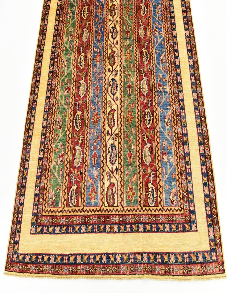 Detail image of  5' x 6' 4  Hand Knotted Ariana Ziegler Rug