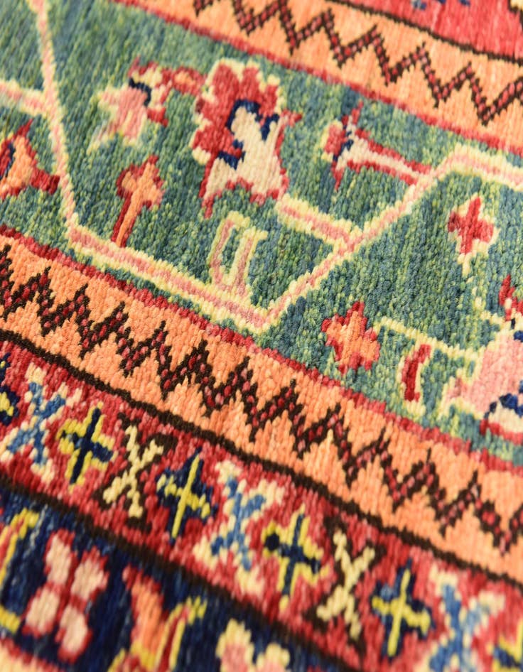 Detail image of  5' x 6' 4  Hand Knotted Ariana Ziegler Rug