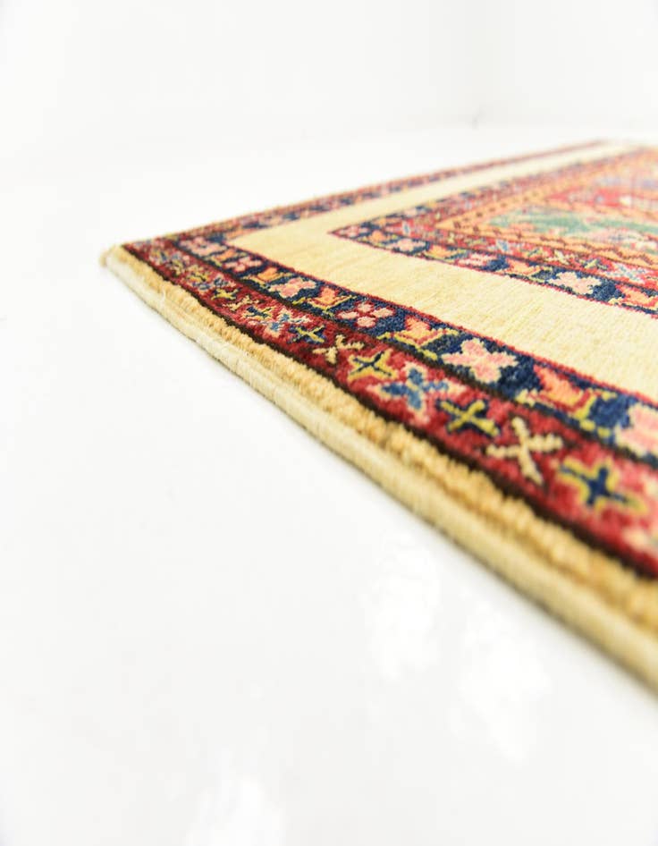 Detail image of  5' x 6' 4  Hand Knotted Ariana Ziegler Rug