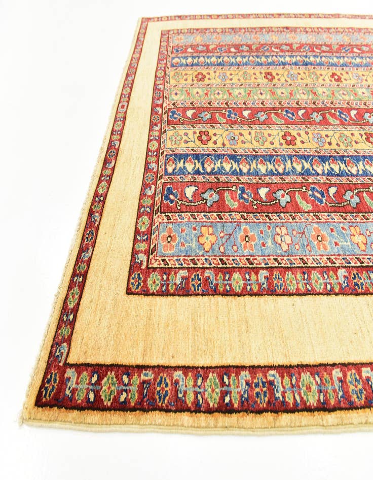 Detail image of  4' 9 x 6' 6  Hand Knotted Ariana Ziegler Rug